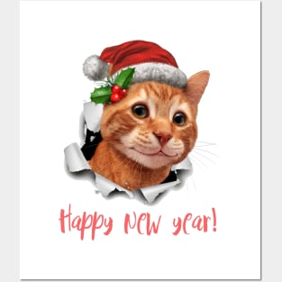 merry catmas Posters and Art